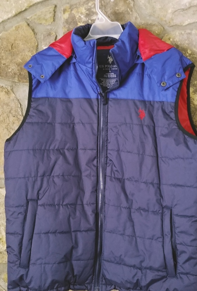 US Polo men's down polo sport vest.